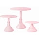 thumbnail image 1 of Juego de 3 soportes para tartas (plato de 8 pulgadas, 10 pulgadas, 12 pulgadas) para pasteles de 6 a 10 pulgadas, juego perfecto de exhibición de mesa de postre, soportes para cupcakes, 1 of 7