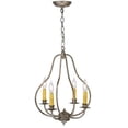 thumbnail image 3 of Meyda Tiffany 115225 Epare 4 Light 15" Wide Taper Candle Pendant, 3 of 5