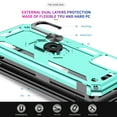 thumbnail image 3 of LeYi for Samsung Galaxy AO3s Case with Screen Protector 2 Pack, Magnetic Ring Kickstand, N-Green, 3 of 8
