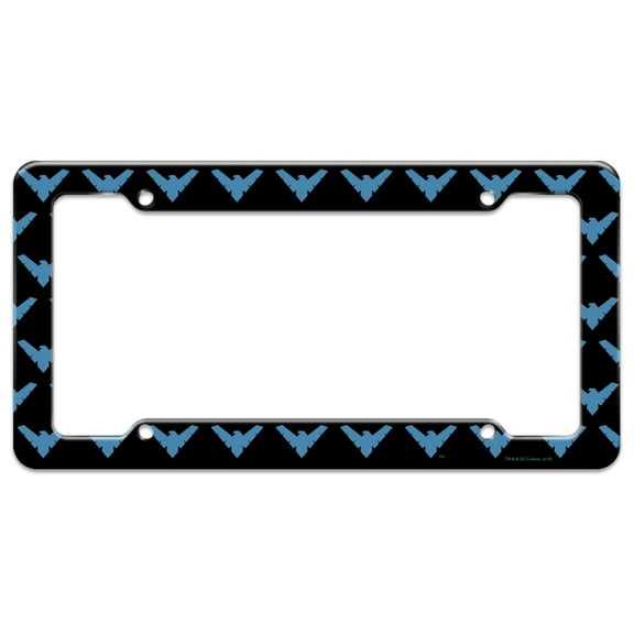 Batman Nightwing Logo License Plate Tag Frame