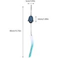 thumbnail image 2 of Blue Japanese Wind Chimes Traditional Wind Chimes Retro Iron Bronze Hanging Wind Chimes Retro Cast Iron Qingbo Wind Chimes Home Yard Balcony Office De, 2 of 4