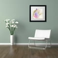 thumbnail image 3 of Trademark Fine Art "Purple Blooming" Canvas Art by Sheila Golden, White Matte, Black Frame, 3 of 4