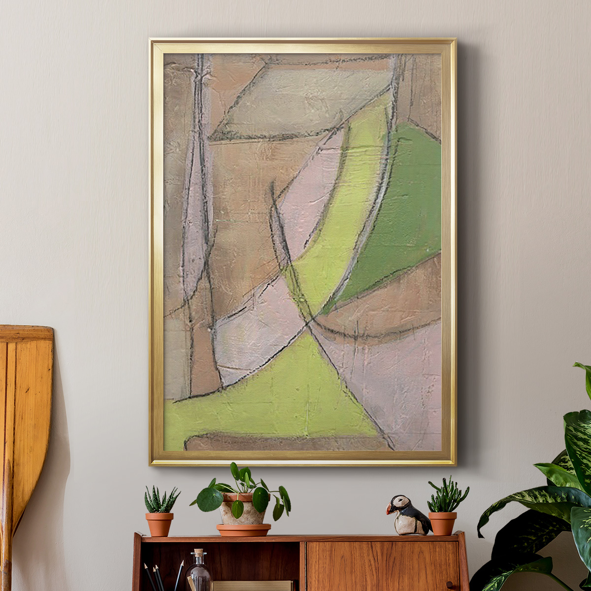 Many Layers II Premium Framed Print, in Gold, Black, or Silver - Ready to Hang