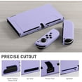 thumbnail image 5 of KOMI Switch OLED Case for Nintendo Switch OLED Model, Dockable Cover Soft TPU Protector Case for Switch OLED Grips & Console and Accessories with 2 Pcs Thumb Caps, Purple, 5 of 5