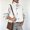 White, variant on Women's Long Sleeve Zip-Up Stand Collar Jacket Pockets Stretch Zipper Collared Hip Solid
