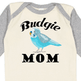 thumbnail image 4 of Inktastic Budgie Mom Parakeet Budgerigar Bird Girls Long Sleeve Baby Bodysuit, 4 of 5