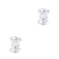 thumbnail image 3 of Portavelas de vidrio Monstrate candelabro transparente hexagonal, 3 of 6
