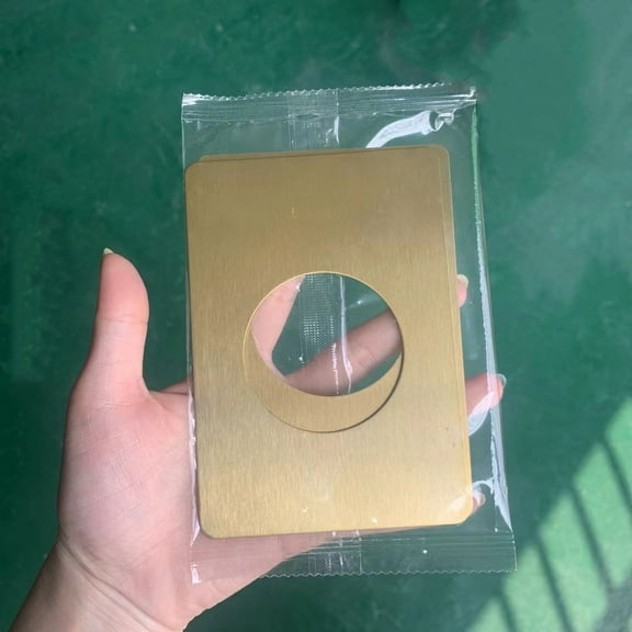 2 pcs Door Lock Repair Board Deadbolt Covers Plate Stainless Steel Door Knob Plates