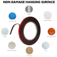 thumbnail image 4 of HPP Heavy Duty Double Sided Tape ,Strong and Thin Mounting Tape Black (0.25inch x 16ft), 4 of 6