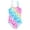 Leopard print, variant on Usaibhir Girls One Piece Swimsuits with Adjustable Straps Multicolor Bathing Suits Kids Beach Swimwear for 2-8 Years