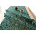 thumbnail image 5 of Xiao Hua Mantel de encaje rectangular para cocina, comedor, boda, fiesta, decoración. Tamaño I: 11.8 x 118 pulgadas, verde B., 5 of 5
