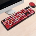 thumbnail image 2 of Wireless Keyboard and Mouse Set 2.4G Wireless Keyboard Punk Keycap /PC/Mute, 2 of 3
