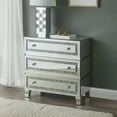 thumbnail image 4 of ACME Noralie 3-Drawer Cabinet in Mirrored, 4 of 5