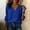 #0027-Blue, variant on Wooowa Long Sleeve Womens Tops Lightweight Summer Outfits Plus Size Casual T-Shirts for Autumn Trendy 2026