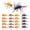 20pcs-fly fishing, variant on Fly Fishing Poppers, Topwater Fishing Lures Bass Crappie Bluegill Sunfish Panfish Trout Salmon Perch Steelhead Flies for Fly Fishing Bass Panfish Bluegill Trout Salmon