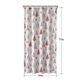 thumbnail image 5 of Red Christmas Tree Pattern Shower Curtain 36"x72" ,Bathroom Decorative Shower Curtains Set with 12 Hooks,Modern Waterproof Washable Shower Curtain, 5 of 6