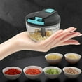 thumbnail image 2 of Multi-Function Stainless Steel Hand Blender - Chop, Slice, Process, and Mix with Ease - Kitchen Essential with Durable Blade and Ergonomic Design, 2 of 5