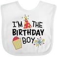 thumbnail image 3 of Inktastic I'm the Birthday Boy Boys Baby Bib, 3 of 4