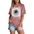 thumbnail image 5 of XCHQRTI Sunflower Shirts for Women Graphic Short Sleeve Tshirts Casual Summer Tee, 5 of 8