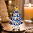 thumbnail image 5 of Dalxymotic Christmas Tree Tabletop Ornament, Festive Desktop Decorative Figurine, Holiday Winter Celebration Accent, Christmas Home Office Decoration for Desk, Shelf, Mantel, 5 of 7
