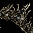 thumbnail image 4 of Nupcial Crystal Pearl Tiaras Crown Hairbands Wedding Party Hair Decor Bronce Sunnimix tiara nupcial de cristal, 4 of 8