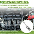 thumbnail image 3 of Eje de columna de dirección para BMW X5 2000-2006 Eje de dirección No.32306758076/32306762277 Metal 1 Pc, 3 of 7