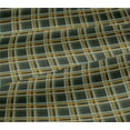 thumbnail image 4 of oneOone Cotton Jersey Olive Green Fabric Madras Check Craft Projects Decor Fabric Printed By The Yard 58 Inch Wide, 4 of 4