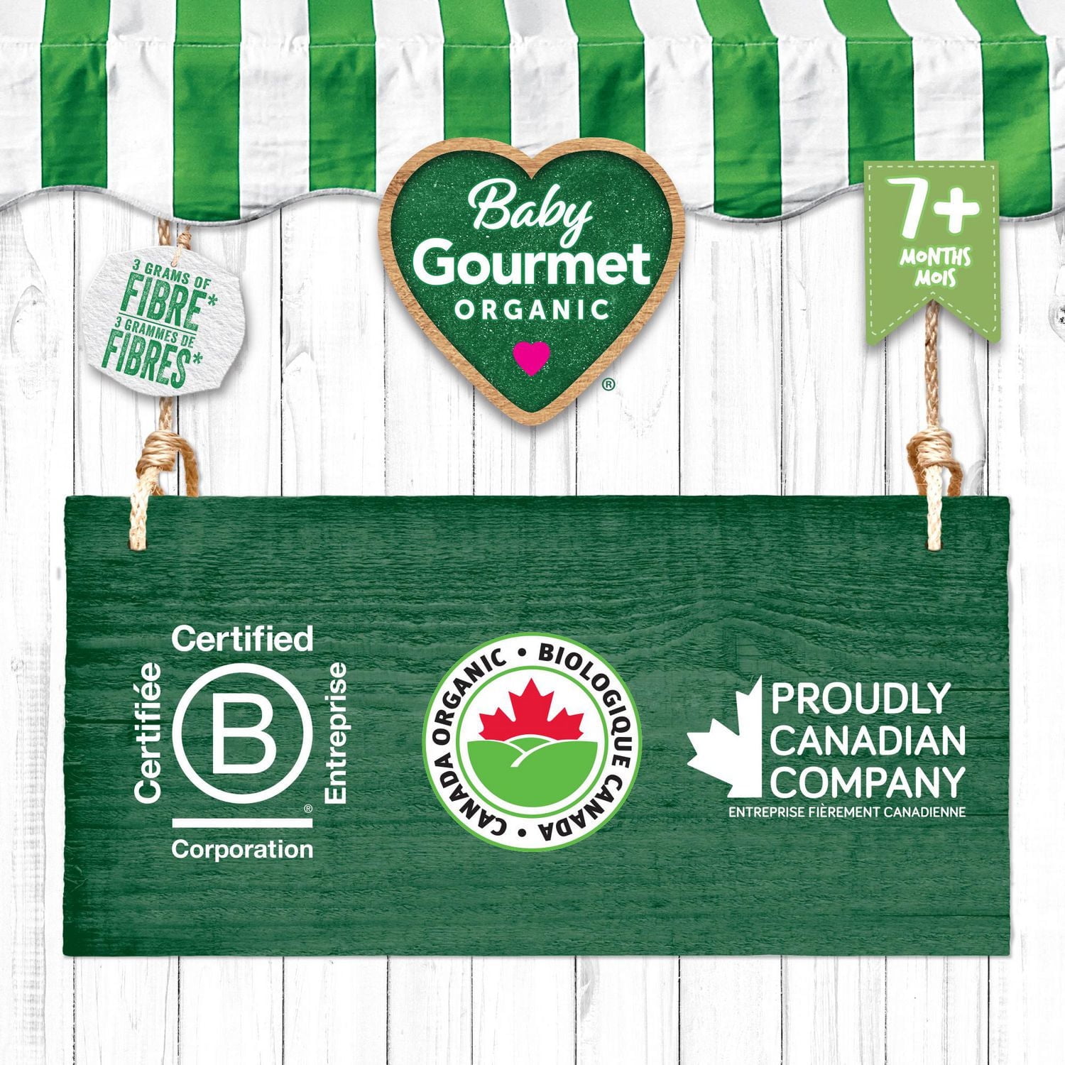 Baby Gourmet Organic Baby Food Puree Gingery Pear & Spinach