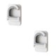 thumbnail image 1 of Naiovety Gancho innovador para soporte de escoba: no se deforma fácilmente Resistente al agua Equipado con una base adhesiva resistente Abrazadera de pared plegable 2Conjunto, 1 of 6