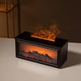 thumbnail image 4 of Fireplace Flame Air Diffuser Humidifier, 7 Colors Aromatherapy Essential Oil Diffuser, 150ml Ultrasonic Aroma Humidifier with Remote, 3 Gears Timer Shutdown for Home Bedroom Office Yoga, 4 of 8