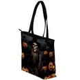 thumbnail image 3 of Scarecrow Canvas Leather Mix Crossbody Bag with Twill, Sponge, and Jeanette Material | 30x10.5x39cm/11.8x4.1x15.4in Size, 3 of 5
