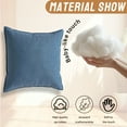 thumbnail image 3 of AUQ 4Pcs Decorative Pillow Covers Neat Craftsmanship 20X20 Pillow Cover Sustainable Use Throw Pillow Covers Style2, 3 of 7