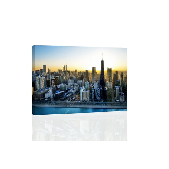 Chicago Skyline VII - CANVAS OR PRINT WALL ART