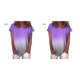 thumbnail image 4 of Qarigey Camisa de manga corta con cuello y estampado teñido anudado para mujer Violeta 4XL 2piezas Qarigey CBP388887, 4 of 6