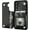 Black, variant on REQO for Samsung Galaxy S25 Wallet Case with Card Holder, PU Leather Kickstand Card Slots Case, Double Magnetic Clasp and Durable Shockproof Cover 5G 6.2 Inch