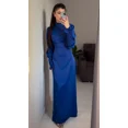 thumbnail image 2 of Vestidos largos estilo Arabia Saudita para mujer 2024 nuevos vestidos de noche musulmanes de manga larga azules abaya, 2 of 5
