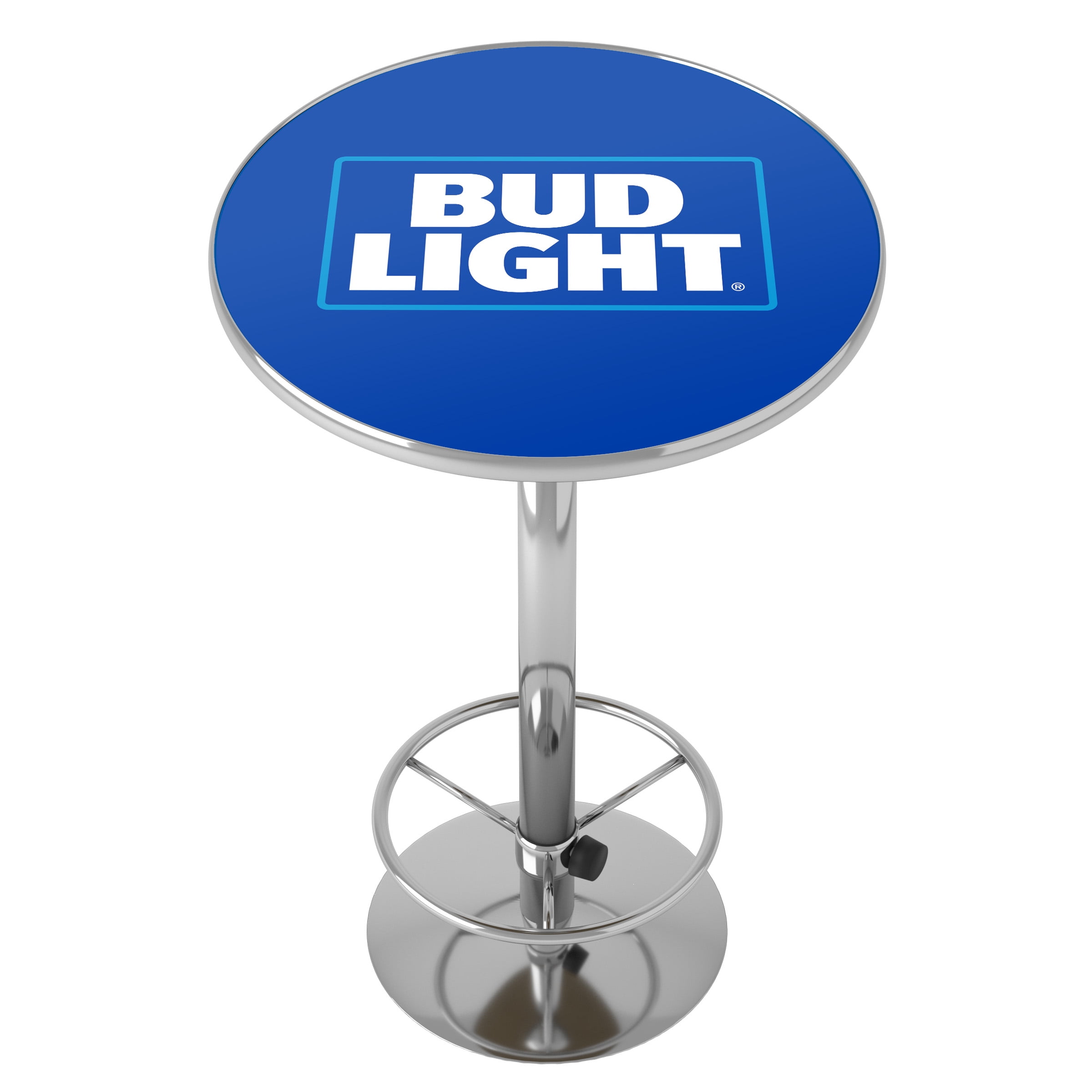 Bud Light Gameroom Combo - Table and 2 Bar Stool Set for Entertainment Spaces, Home Bar, or Garage by Trademark Global