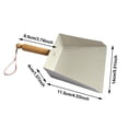 thumbnail image 3 of Compact Stainless Steel Handheld Dustpan with Short Handle for Efficient Indoor and Outdoor Cleaning Tasks, 3 of 6