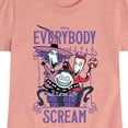 thumbnail image 3 of The Nightmare Before Christmas - Everybody Scream - Toddler And Youth Girls Short Sleeve Graphic T-Shirt, 3 of 5