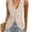 light khaki, variant on Women Button Front Sleeveless Layering Vest with Pockets
