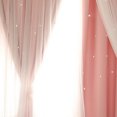 thumbnail image 3 of window curtain sunlight blocking curtain window light blocking curtain window light blocking drape double layer window curtain, 3 of 7