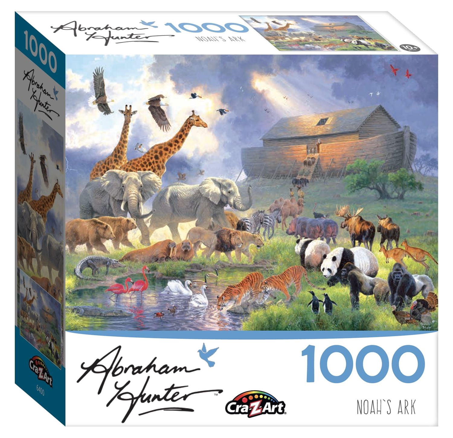 Cra-Z-Art Abraham Hunter 1000-Piece Noah's Ark Adult Jigsaw Puzzle