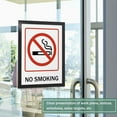 thumbnail image 6 of Magnetic Signs Holders 8.5 x 11in - Magnetic Picture Frames for Displaying Posters, Letters, Documents, Papers - Adhesive on Walls, Doors, Windows or Magnetic for Refrigerator - 3pcs, 6 of 7