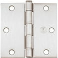 thumbnail image 1 of Standard Hinge, 3-1/2 Inches, Square Corner, Bulk Pack (100 Each), Satin Nickel by Stone Harbor Hardware, 1 of 1