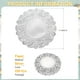 thumbnail image 2 of Uxcell 250 Pcs Servilletas de Papel de 4.3 Pulgadas Redondas de Encaje Decorativas, Papeles Desechables para Comidas y Fiestas, Plateado, 2 of 6