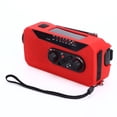 thumbnail image 3 of ATTOE Radio d'Urgence à Main avec Lampe de Poche LED Charge 2000mah pour Camping Randonnée Rouge EU Type-0814, 3 of 5