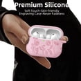 thumbnail image 4 of Comvin Compatible with AirPods Pro 3 Case Cover with Cleaner Kit, Cute Flower Engraved Silicone Protective Case for Apple Airpods Pro 3rd Generation (2025), 4 of 8