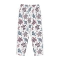 thumbnail image 5 of Qekee Tribal Style Turtle print Women Pajama Pants, 5 of 9
