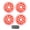 White+orange, variant on YIFAEUX 4 Pack Inline Skate Wheels 90/100/110mm Skate Replacement Wheels with Bearings Indoor Outdoor Roller Skate Wheels