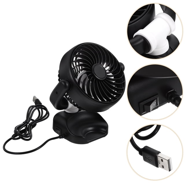 OULII Multifunctional Vehicle Fan Car Fan Compact Design for Home Use 1 Set